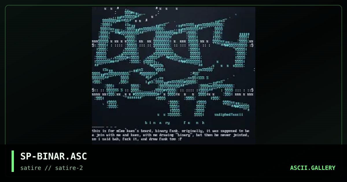 SP-BINAR.ASC, by sudiphed, 1998