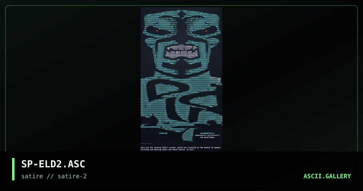 SP-ELD2.ASC, by sudiphed, 1998