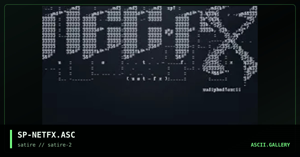 SP-NETFX.ASC, by sudiphed, 1998