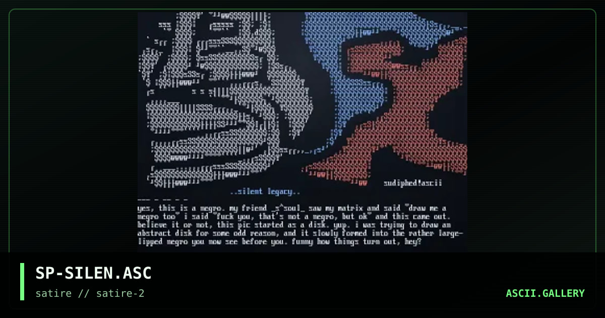 SP-SILEN.ASC, by sudiphed, 1998