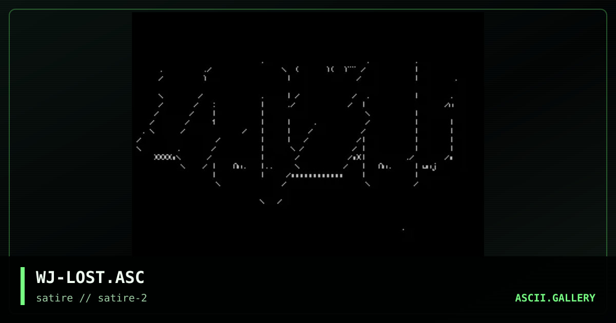 WJ-LOST.ASC, by woj, 1998