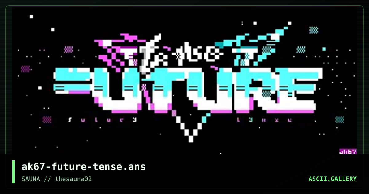 future tense, by alpha king, 2020