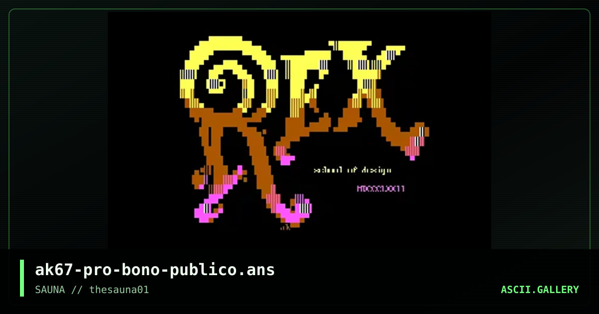 pro bono publico, by alpha king, 2019
