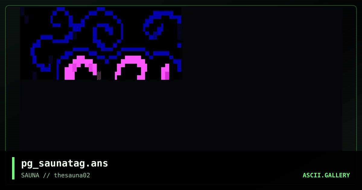 pg_saunatag.ans, by pinguino, 2020
