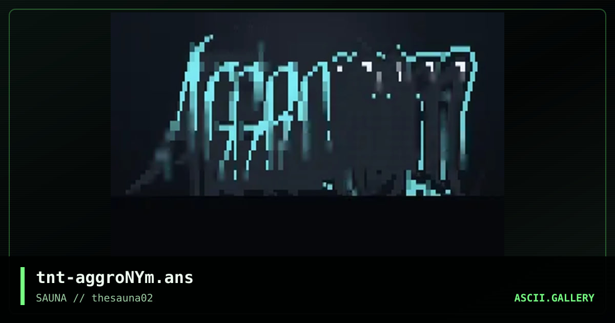a.g.g.r.o.n.y.m., by tainted, 2020