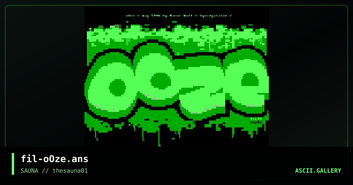 oOze e-mag, by filth, 2019