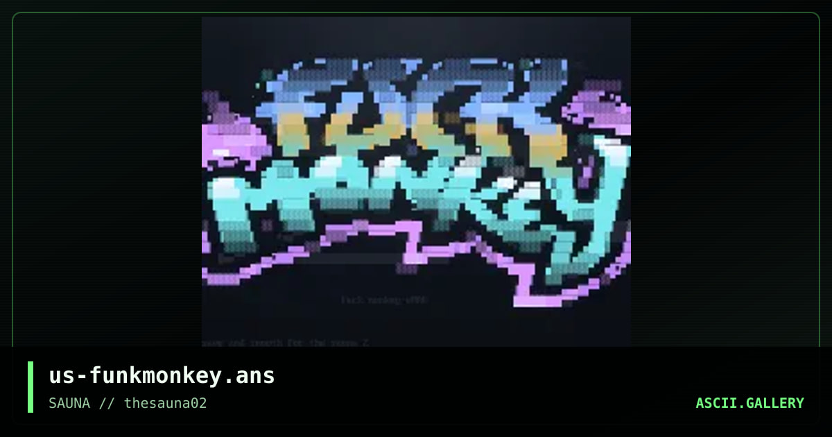 fuck monkey, by smooth, avenging angel, 2020