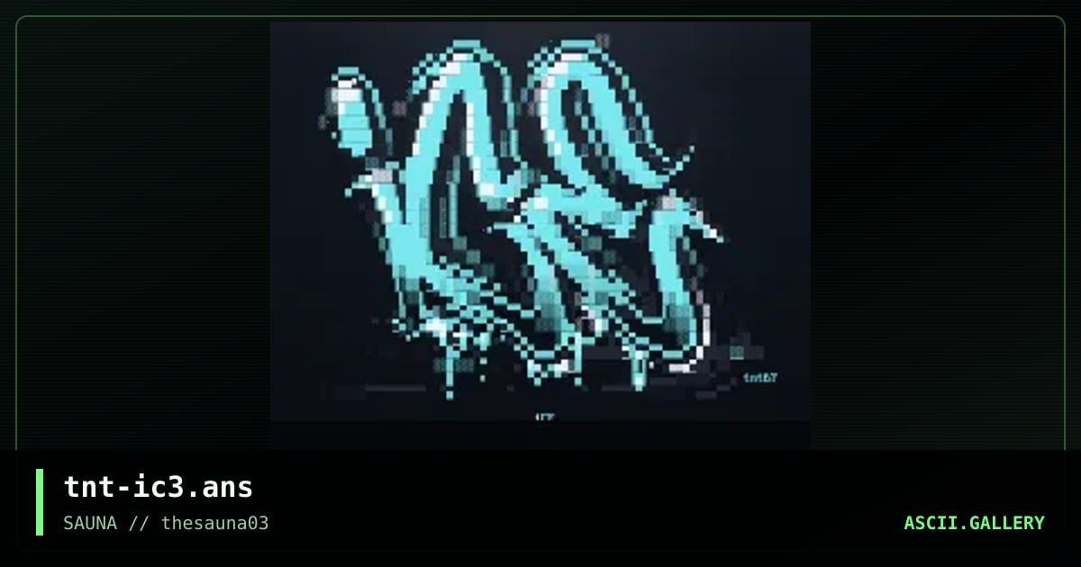 ice, by tainted, 2022