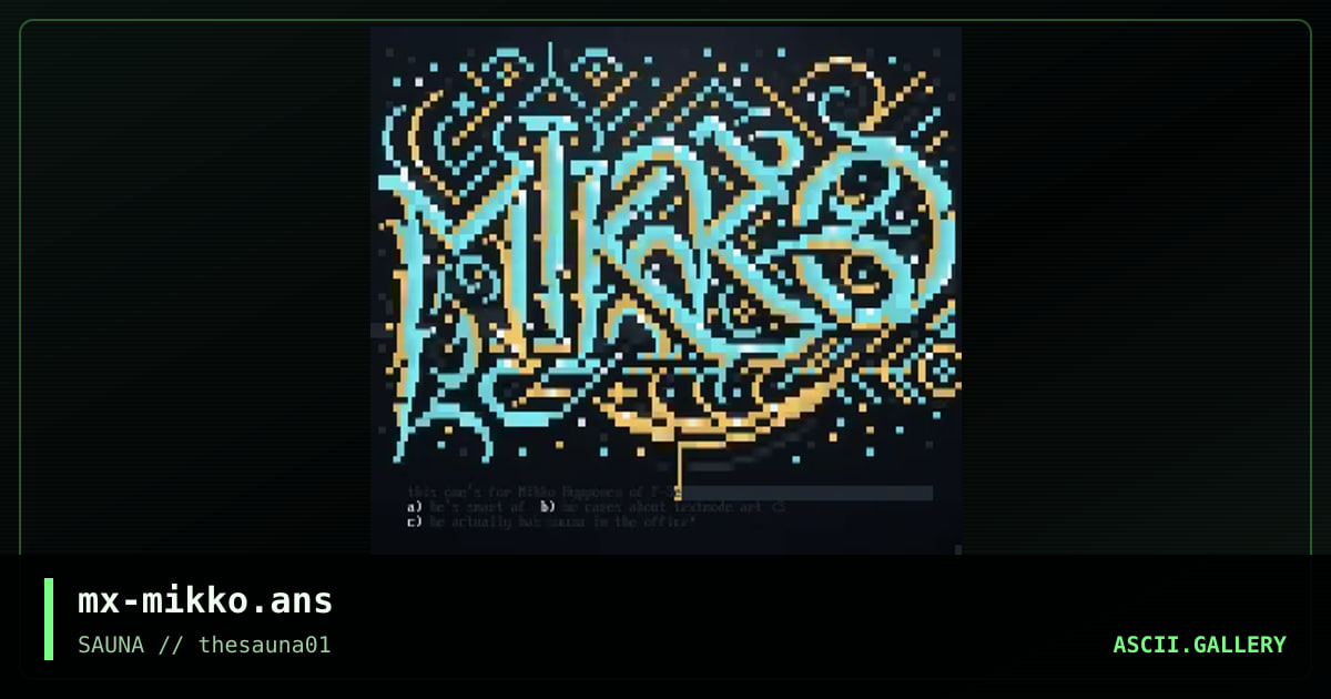 mx-mikko.ans, by mx, 2019