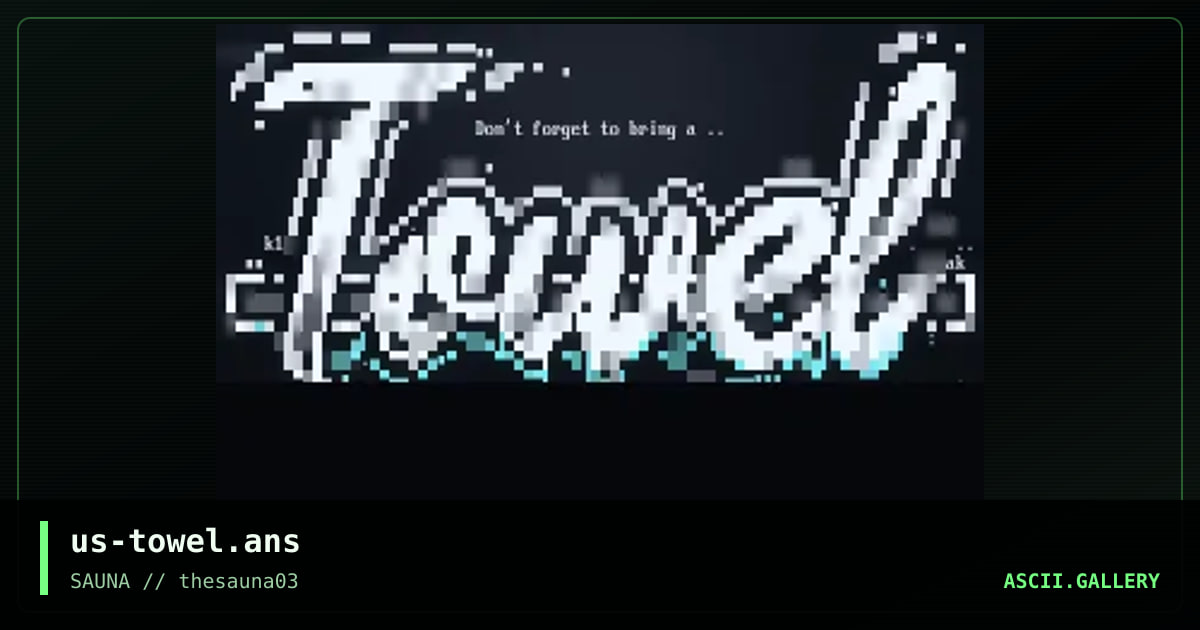 towel, by alpha king, knocturnal, 2022