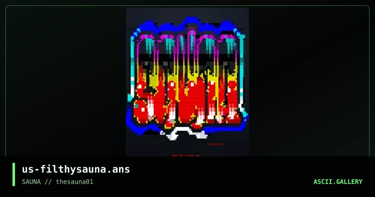 filthy sauna, by filth, avenging angel, 2019