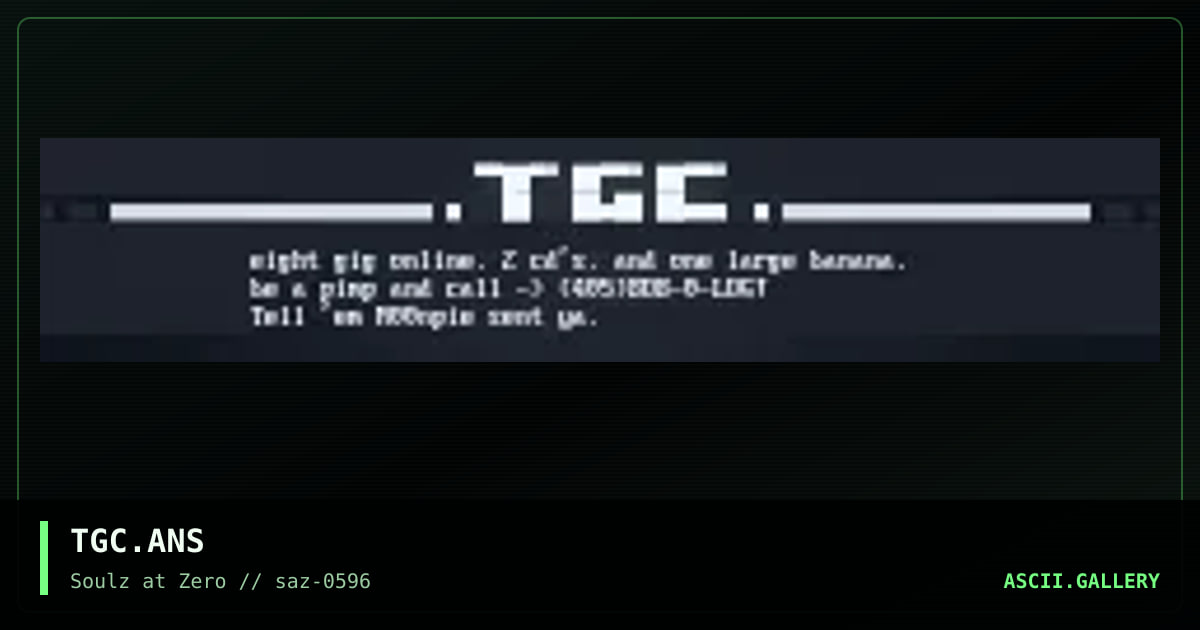 TGC.ANS, by untagged, 1996
