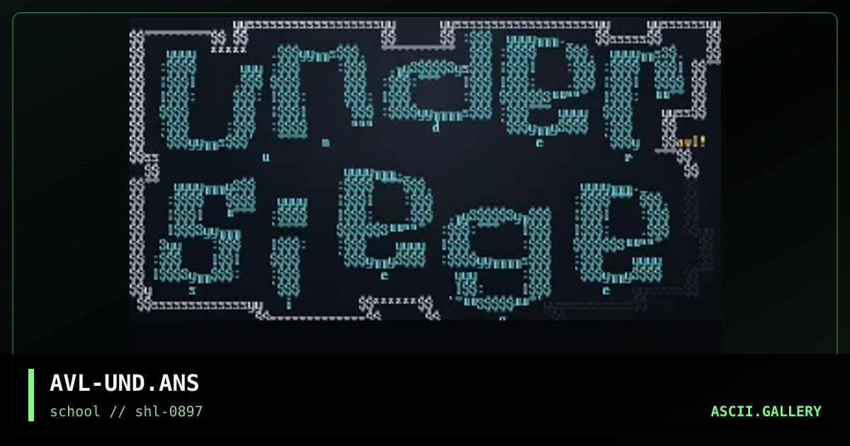 Under siege, by anvil, 1997