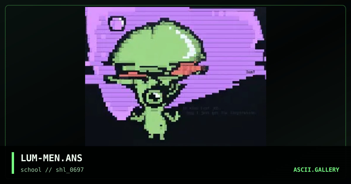 LUM-MEN.ANS, by luminator, 1997