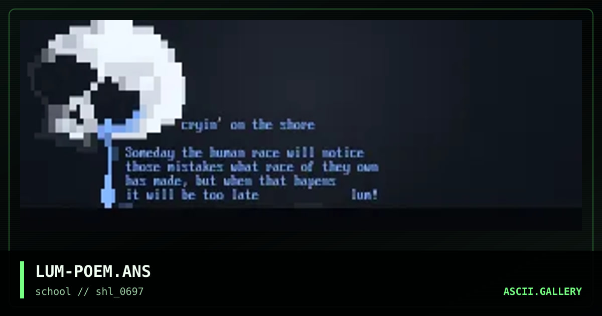 LUM-POEM.ANS, by luminator, 1997