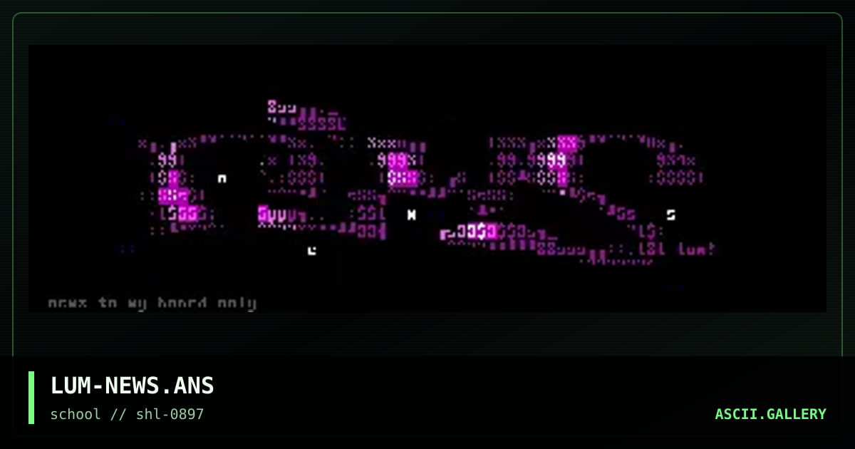 news, by luminator, 1997
