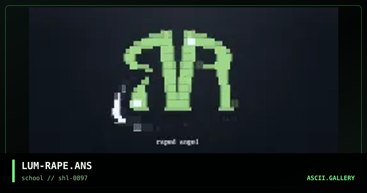 raped angel, by luminator, 1997