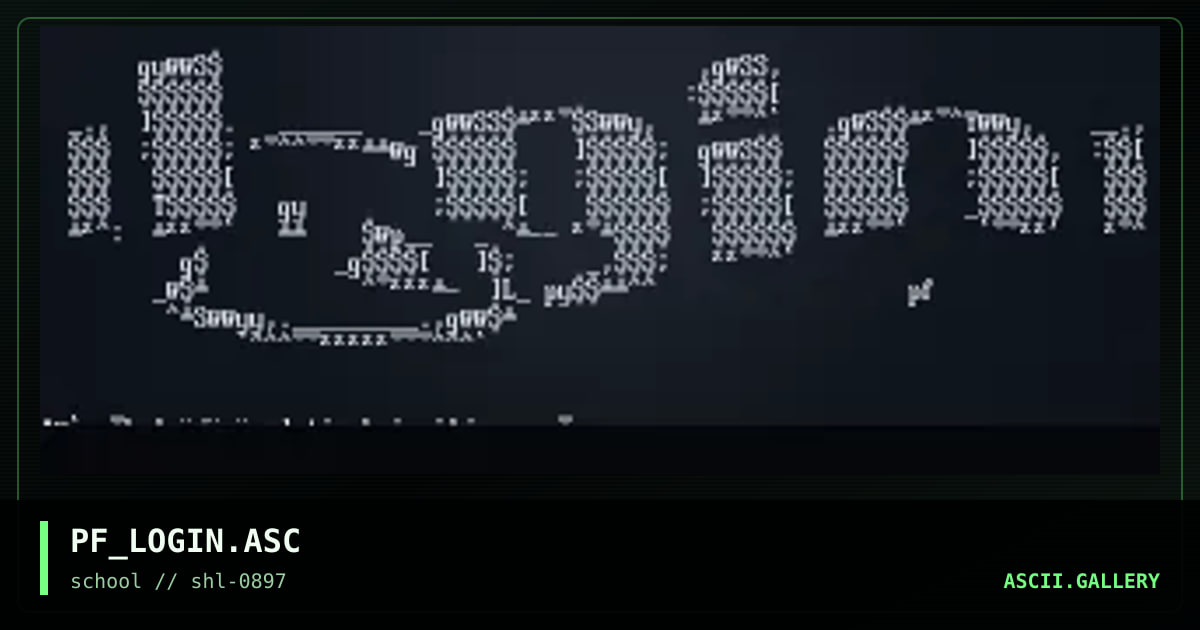 login for !cl, by profane, 1997