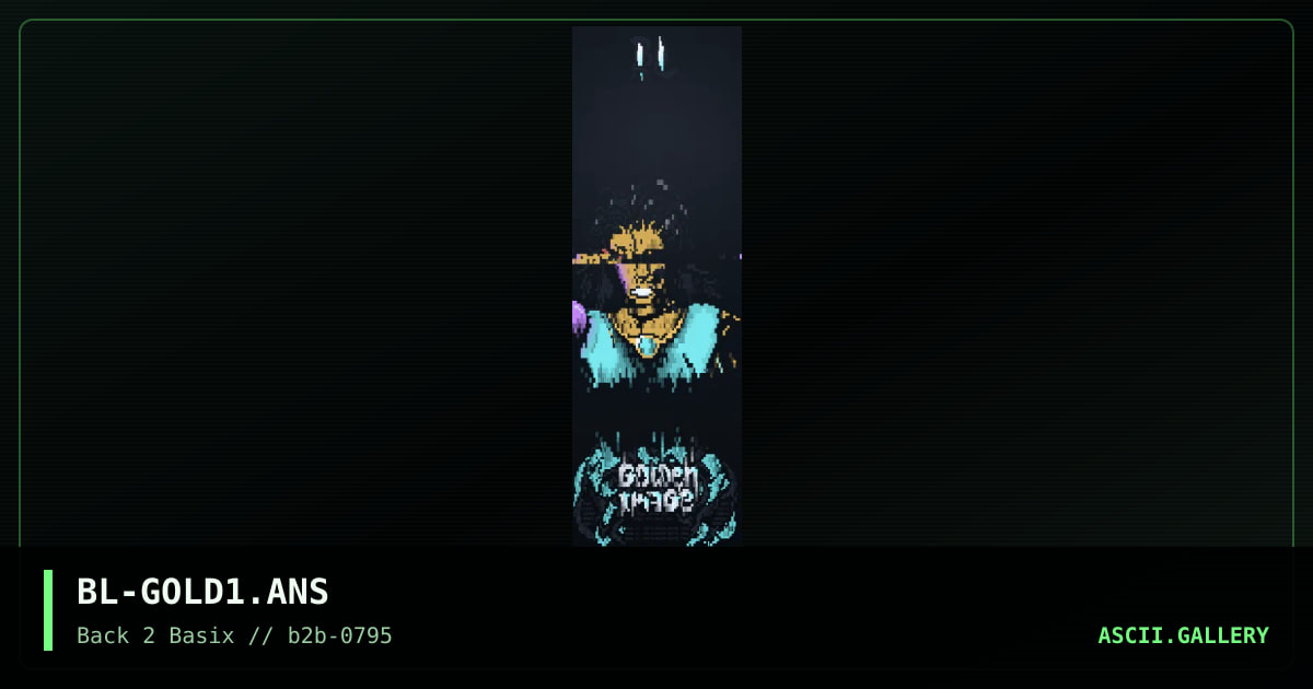 GOLDEN iMAGE - LOGiN #1, by blind enemy, 1995