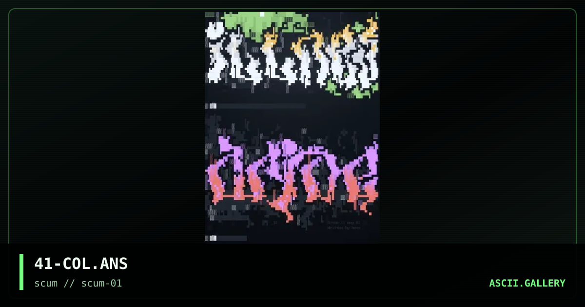 Ansi colly, by acidblood, 1997