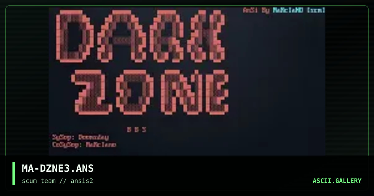 MA-DZNE3.ANS, by marciano, 1997