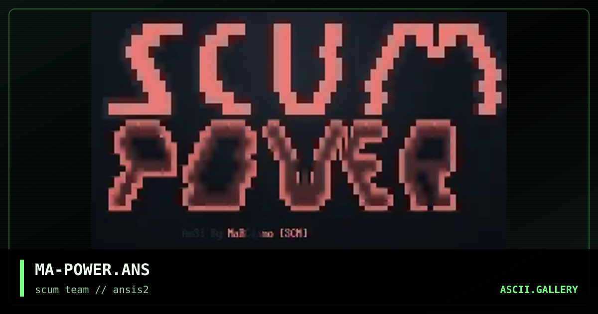 MA-POWER.ANS, by marciano, 1997