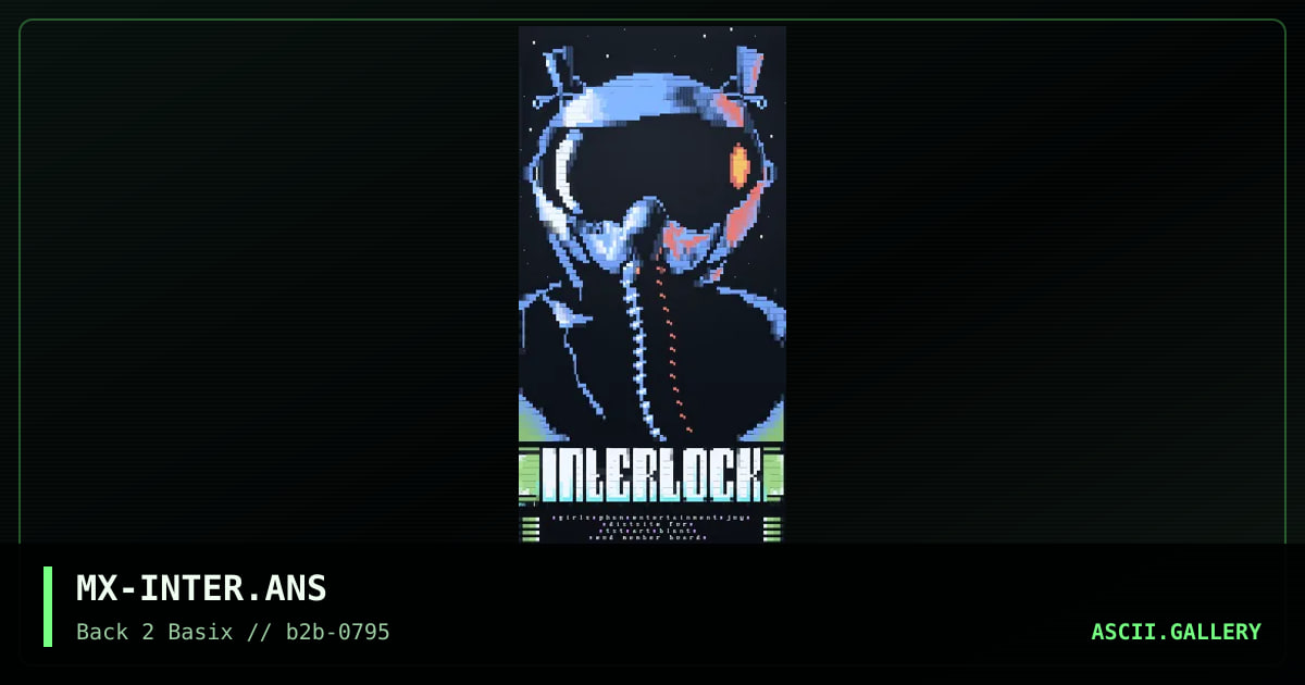 iNTERLOCK, by matrix, 1995