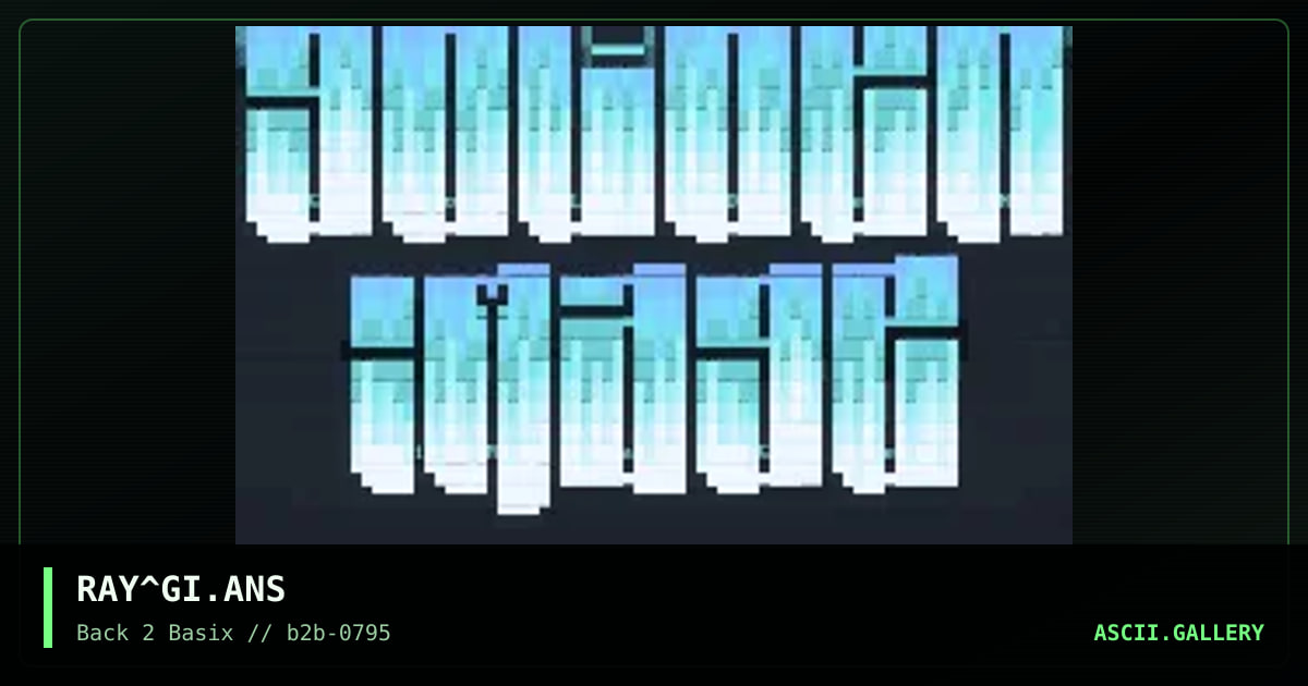 GOLDEN iMAGE, by raytrayza, 1995