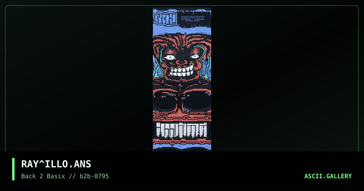 iLLOMiNA (HOPE i TYPED iT WRiGHT :), by raytrayza, 1995