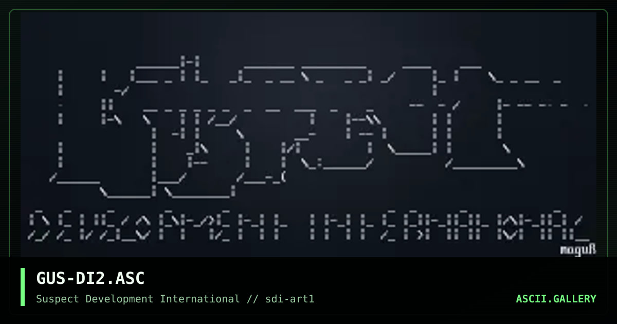 GUS-DI2.ASC, by magus, 1995