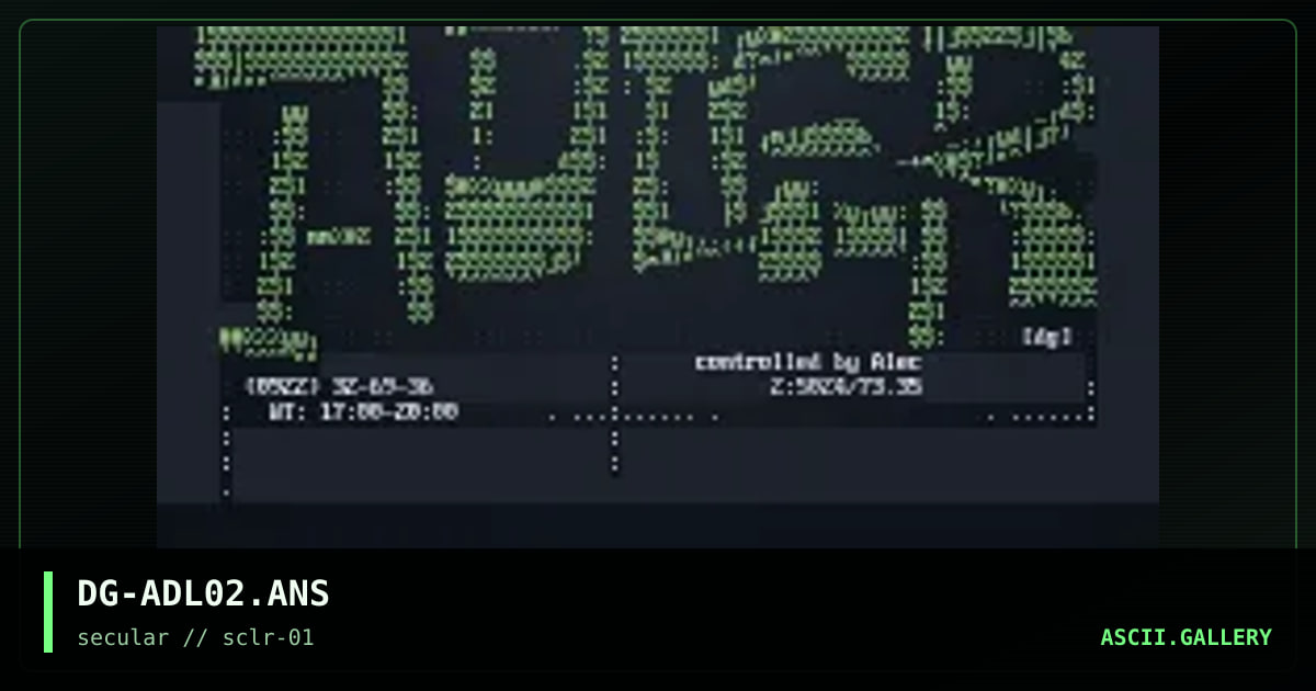 adler bbs logo #2, by digi, 1999