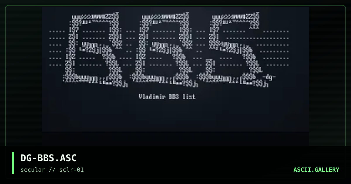 the word "bbs", by digi, 1999