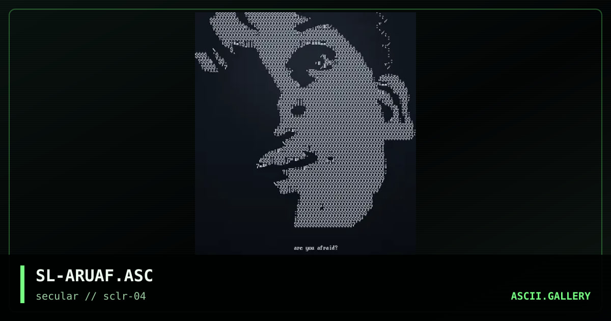 SL-ARUAF.ASC, by slash, 2000