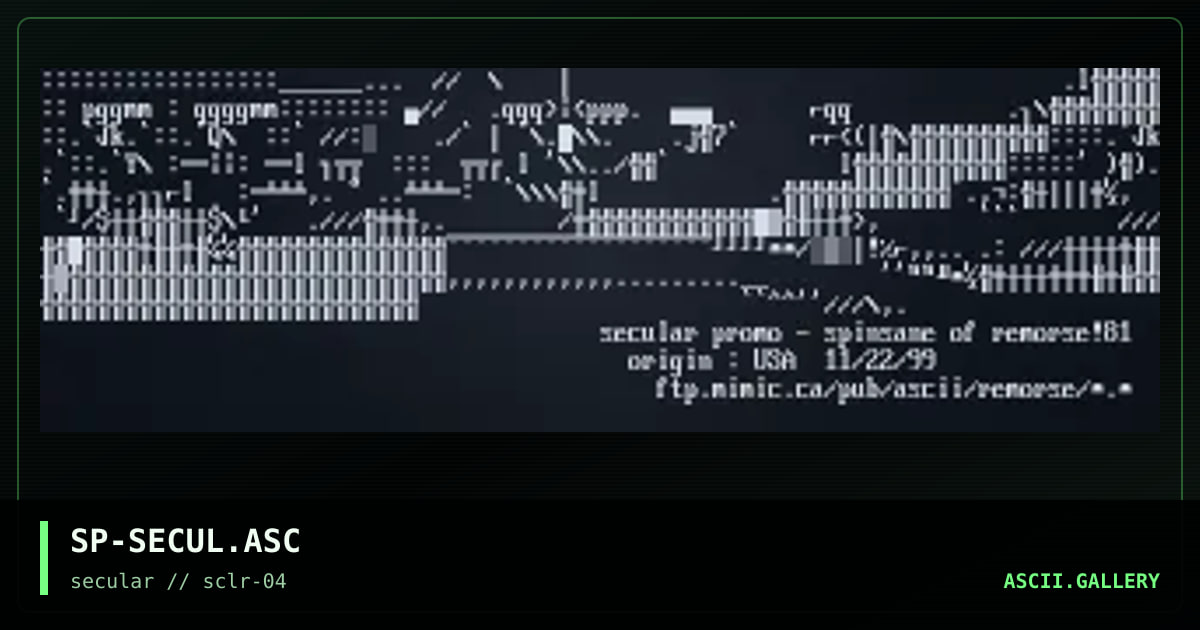 SP-SECUL.ASC, by spinsane, 2000
