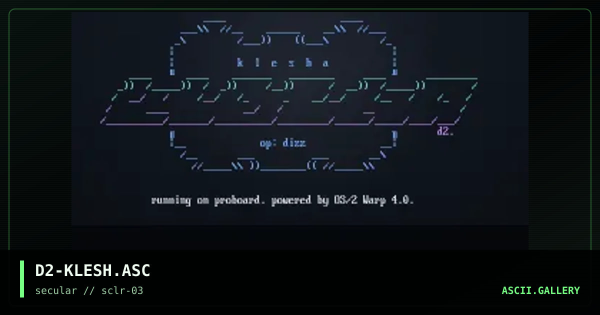 klesha, by dizz, 2000
