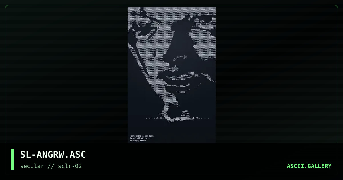 SL-ANGRW.ASC, by slash, 1999