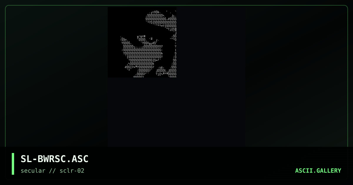 SL-BWRSC.ASC, by slash, 1999