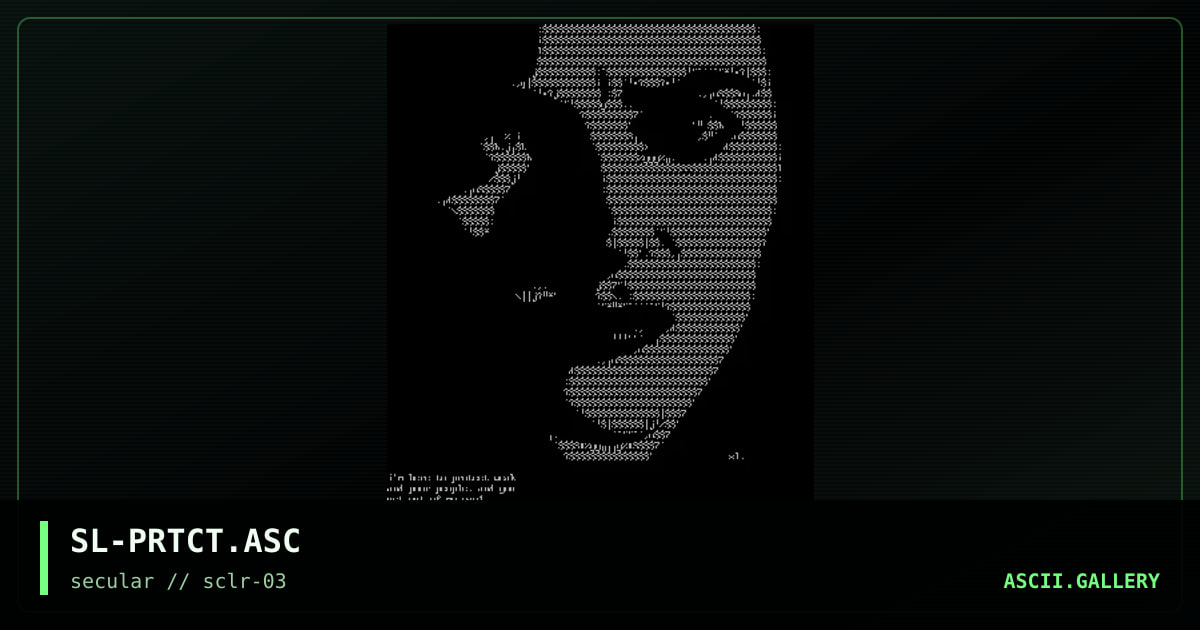 SL-PRTCT.ASC, by slash, 2000