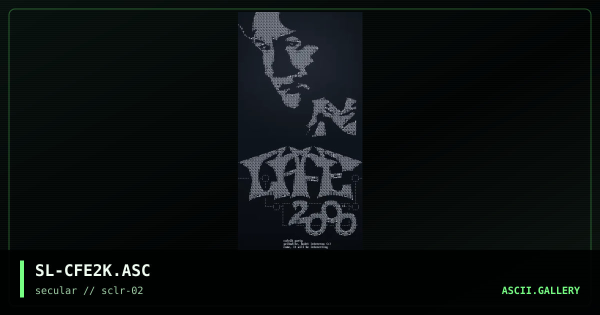 SL-CFE2K.ASC, by slash, 1999