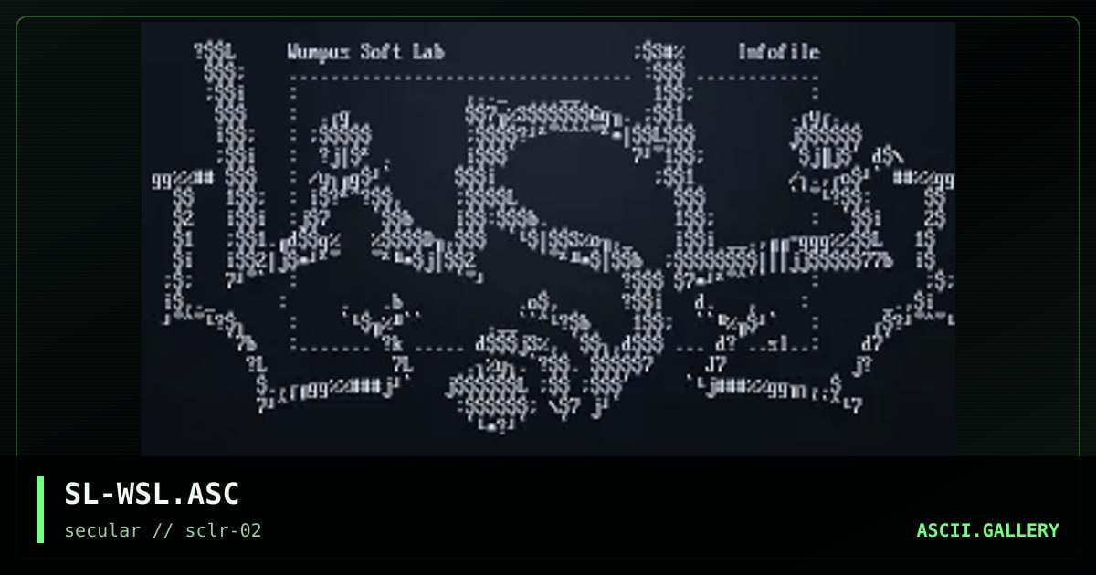 SL-WSL.ASC, by slash, 1999