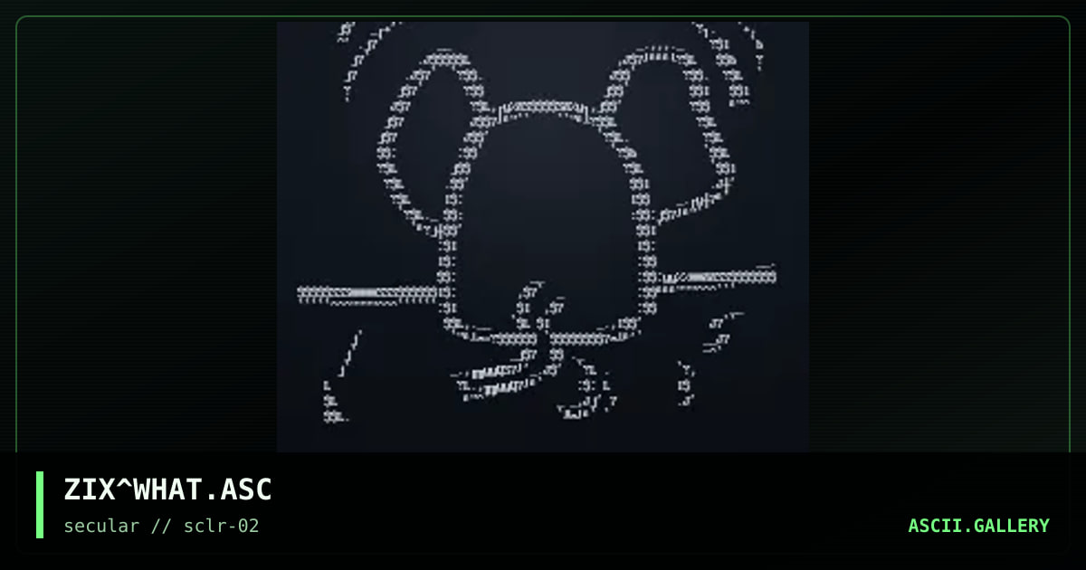 what is it? :), by zix, 1999