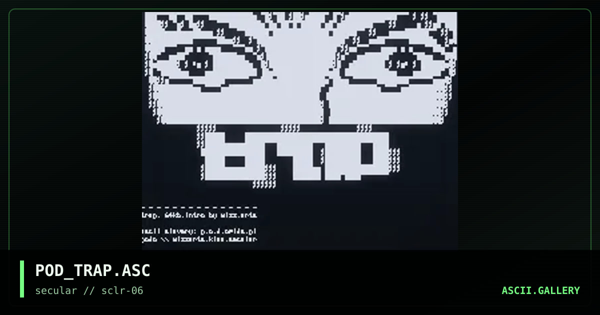 POD_TRAP.ASC, by podo, 2000