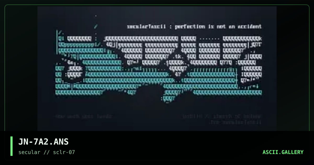 secular!ascii, by jashiin, 2000