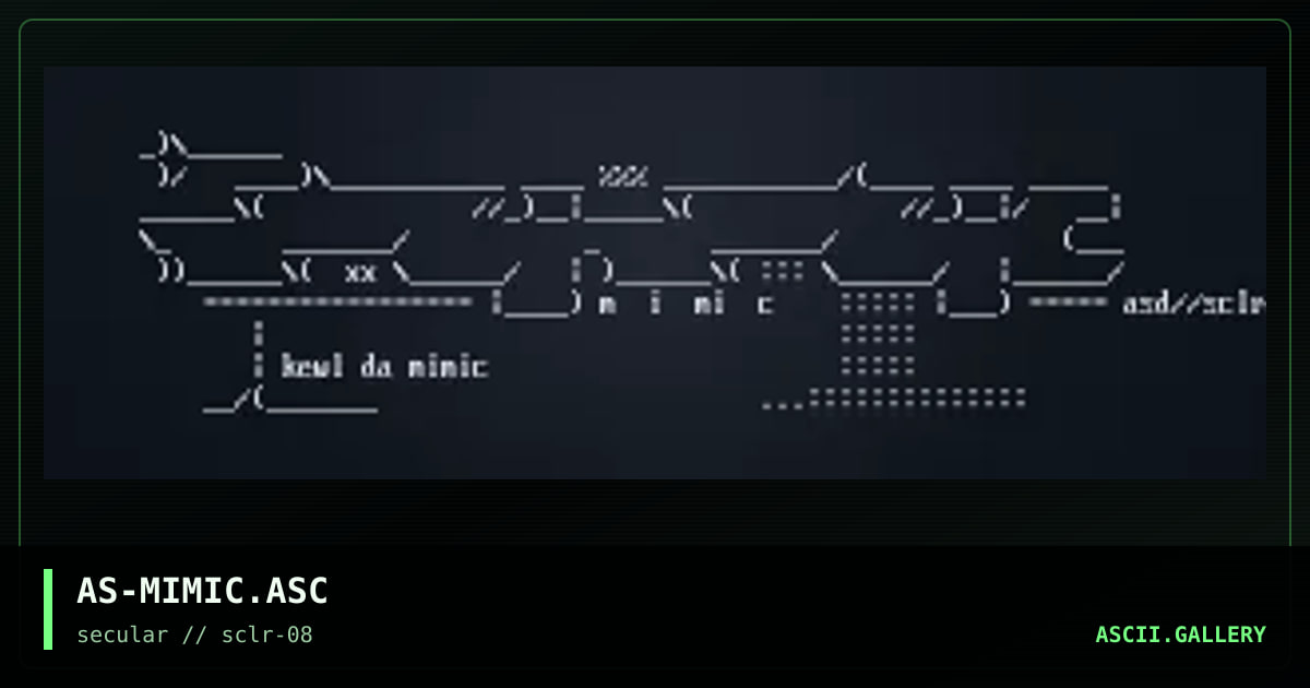 AS-MIMIC.ASC, by asd, 2000