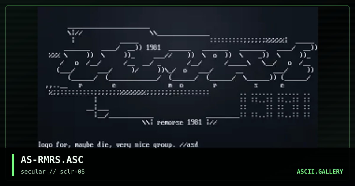 AS-RMRS.ASC, by asd, 2000