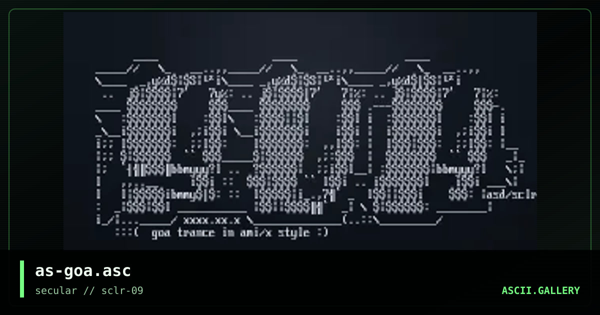 as-goa.asc, by asd, 2000