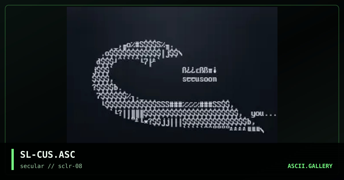 SL-CUS.ASC, by slash, 2000