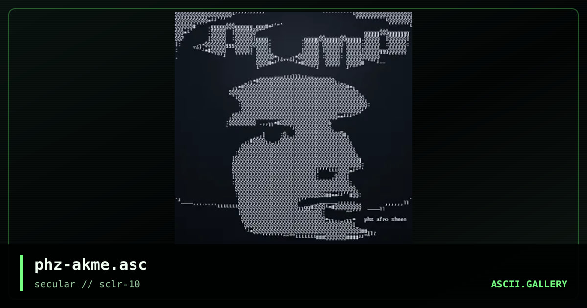 phz-akme.asc, by phuzzle, 2000