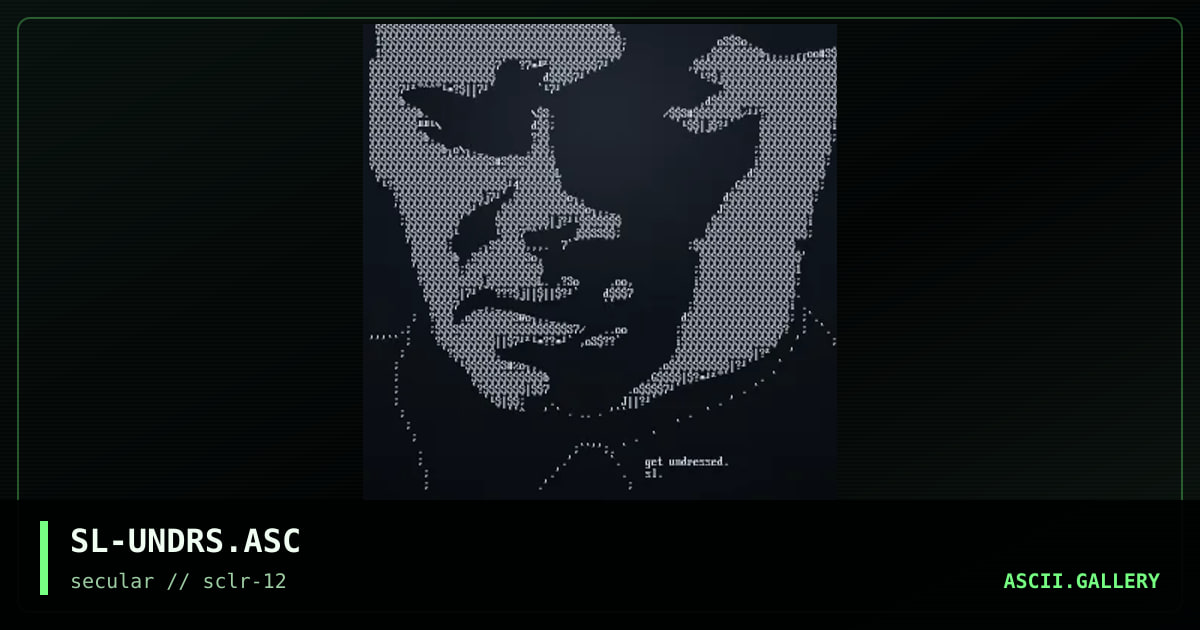 SL-UNDRS.ASC, by slash, 2000