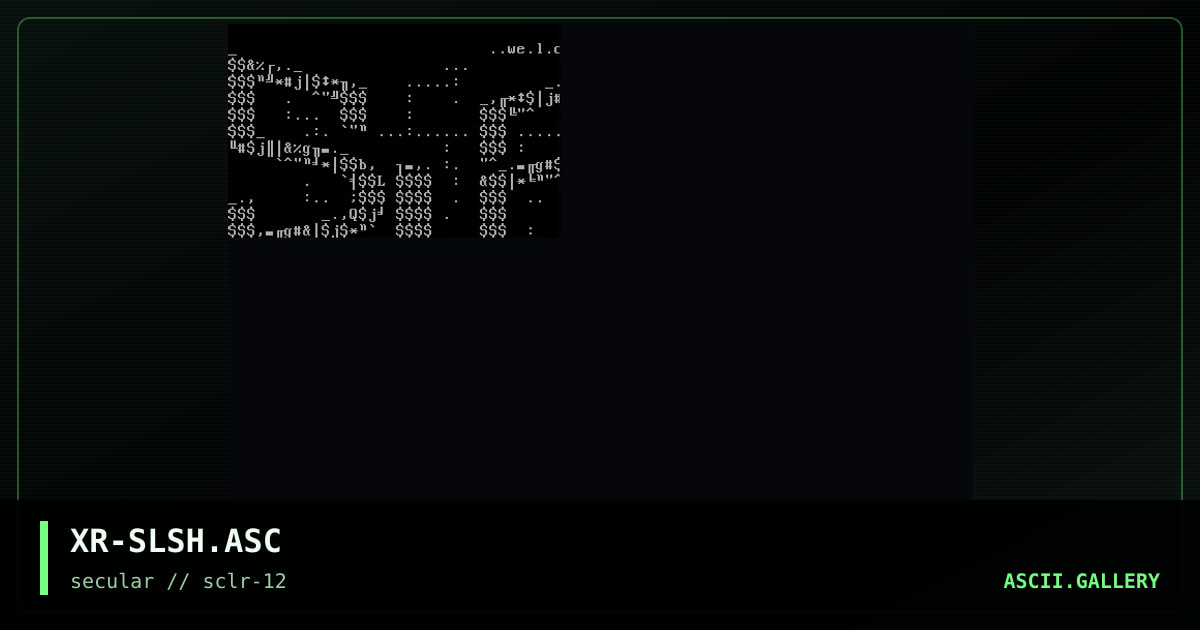 welcome back slash!, by xrip, 2000